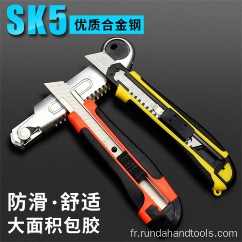 Couteau utilitaire de coupe-papier de bureau SK5 de haute qualité